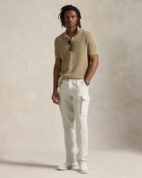 Ralph Lauren Lateef Slim Tapered Fit Linen Cargo Pant