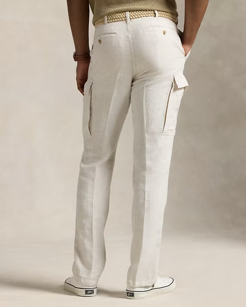 Ralph Lauren Lateef Slim Tapered Fit Linen Cargo Pant