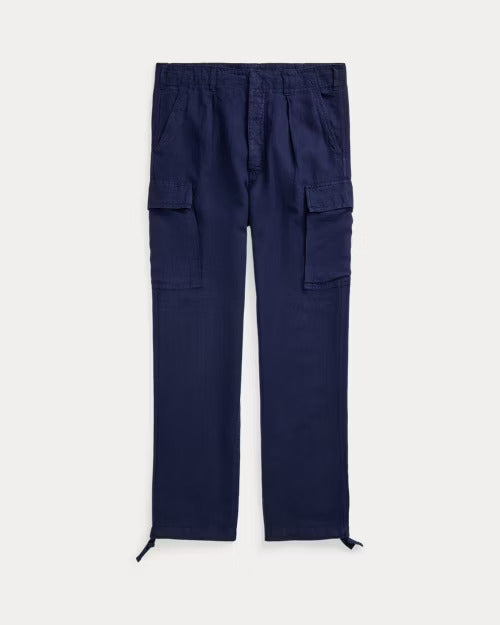 Ralph Lauren Lateef Slim Tapered Fit Linen Cargo Pant