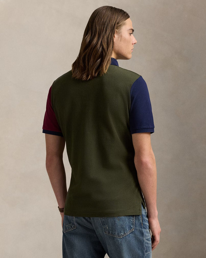 Ralph Lauren Classic Fit Leather-Pony Mesh Polo Shirt