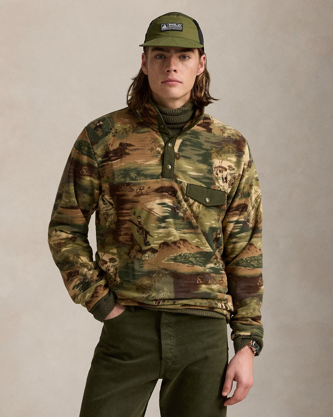 Ralph Lauren Sea-to-Ski Camo Pullover