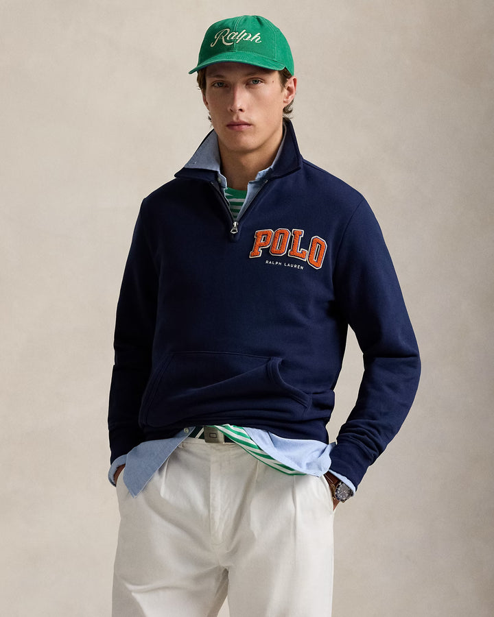 Ralph Lauren The RL Fleece Logo Collared Sweatshirt