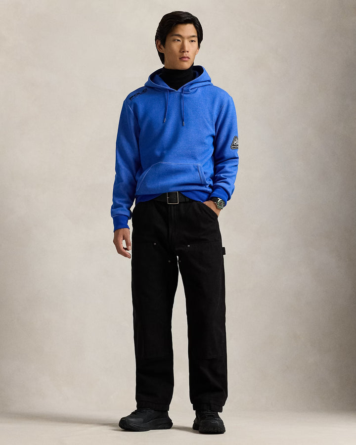 Ralph Lauren Logo Double-Knit Hoodie