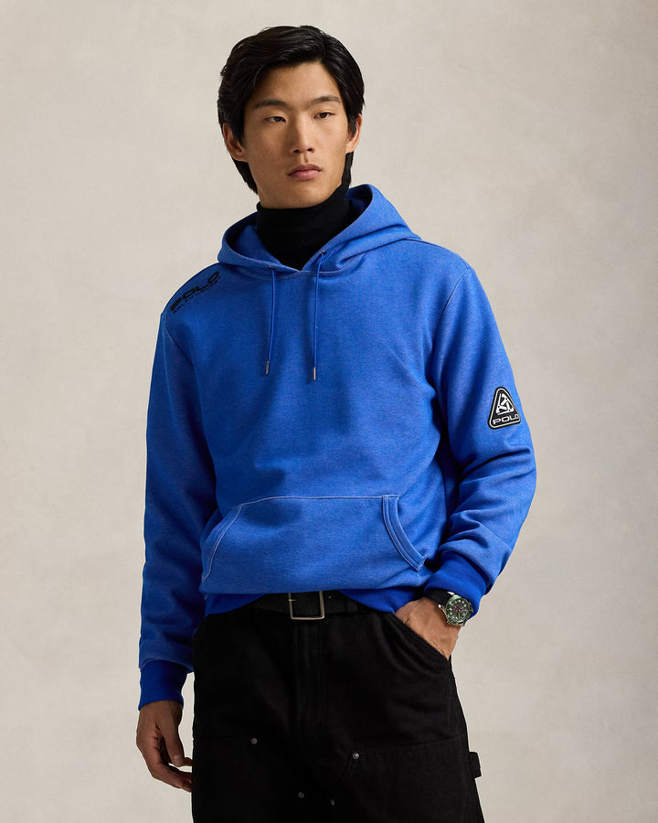 Ralph Lauren Logo Double-Knit Hoodie