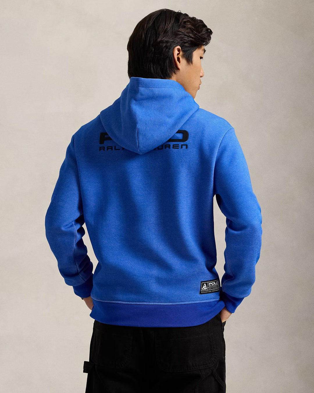 Ralph Lauren Logo Double-Knit Hoodie