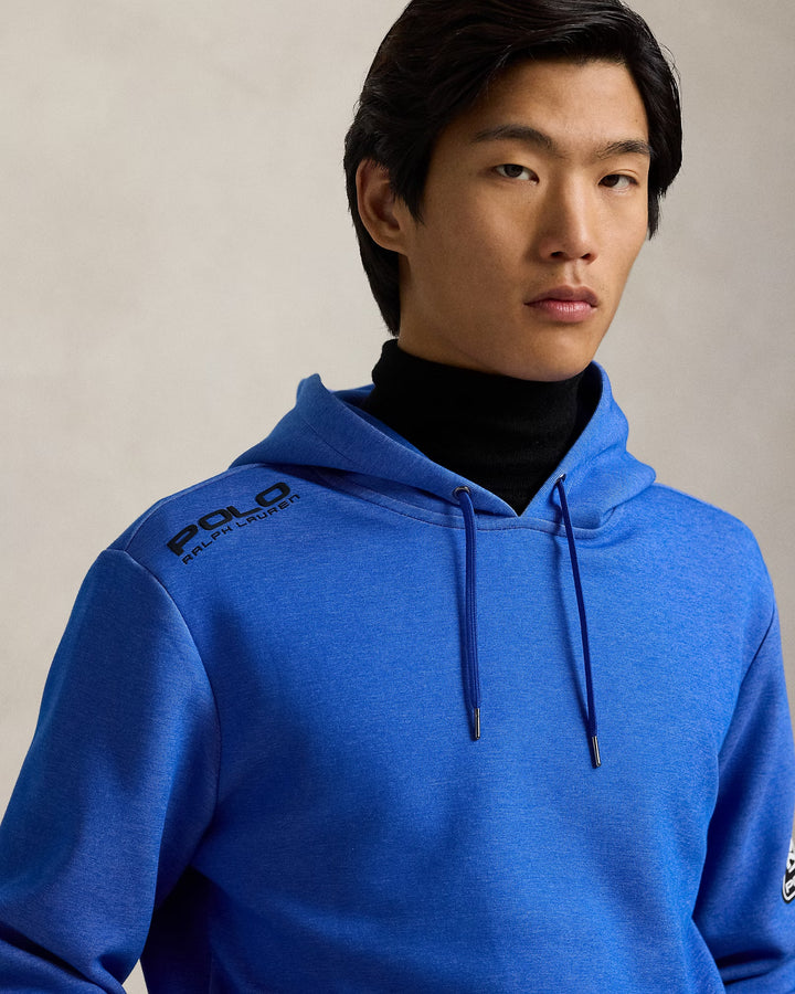 Ralph Lauren Logo Double-Knit Hoodie