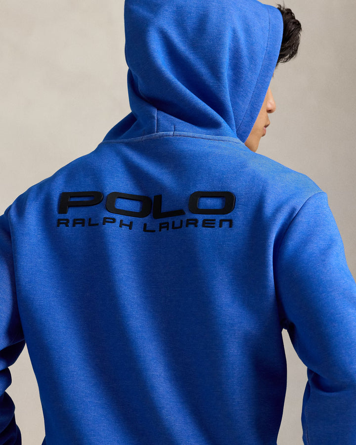 Ralph Lauren Logo Double-Knit Hoodie