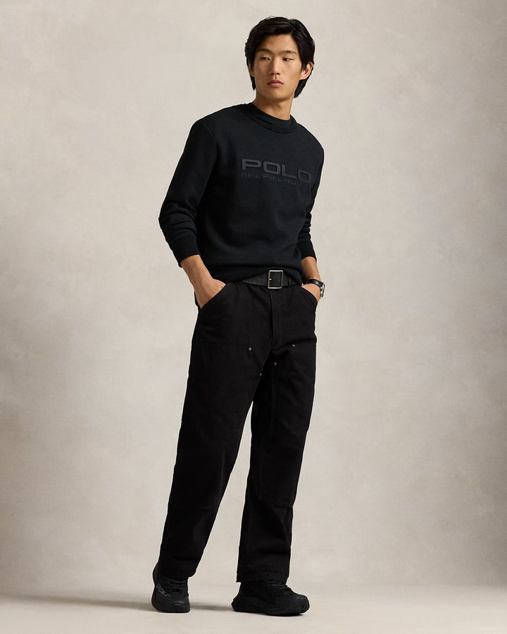 Ralph Lauren Logo Double-Knit Sweatshirt