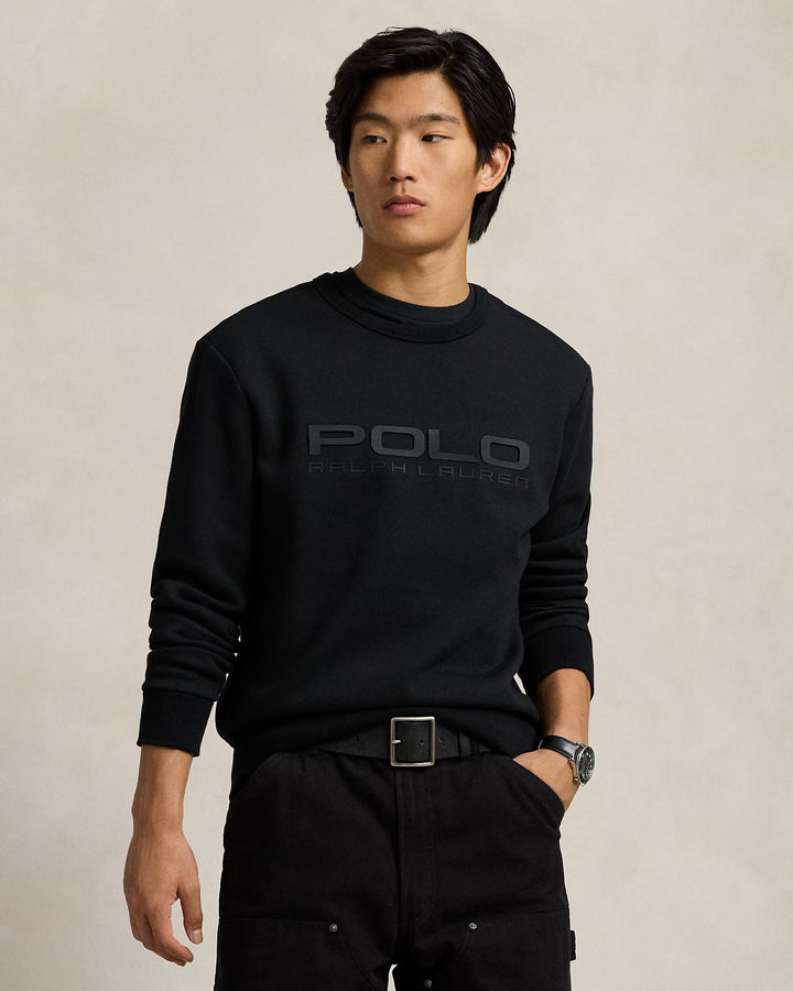 Ralph Lauren Logo Double-Knit Sweatshirt