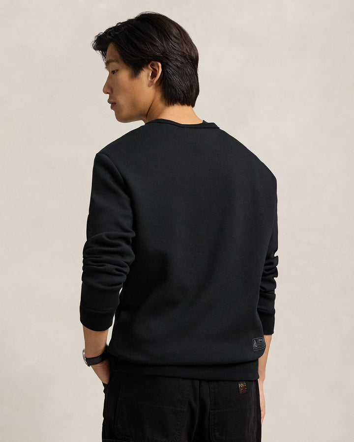 Ralph Lauren Logo Double-Knit Sweatshirt