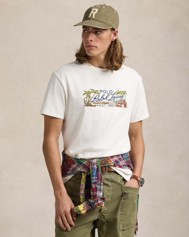 Ralph Lauren Classic Fit Embroidered Jersey T-Shirt