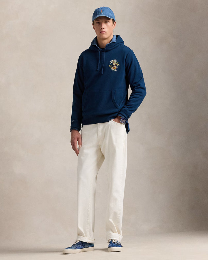 Ralph Lauren Embroidered Loopback Fleece Hoodie