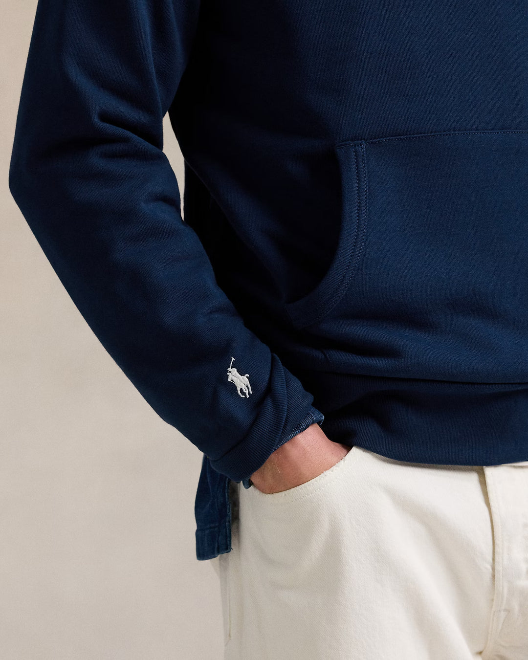 Ralph Lauren Embroidered Loopback Fleece Hoodie