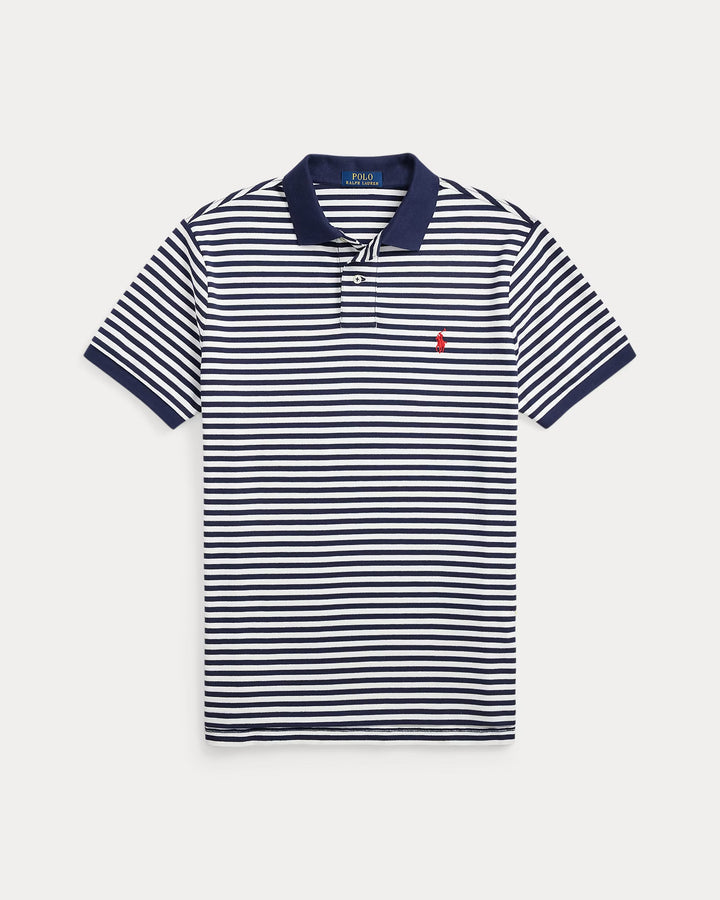 Ralph Lauren Classic Fit Striped Mesh Polo Shirt