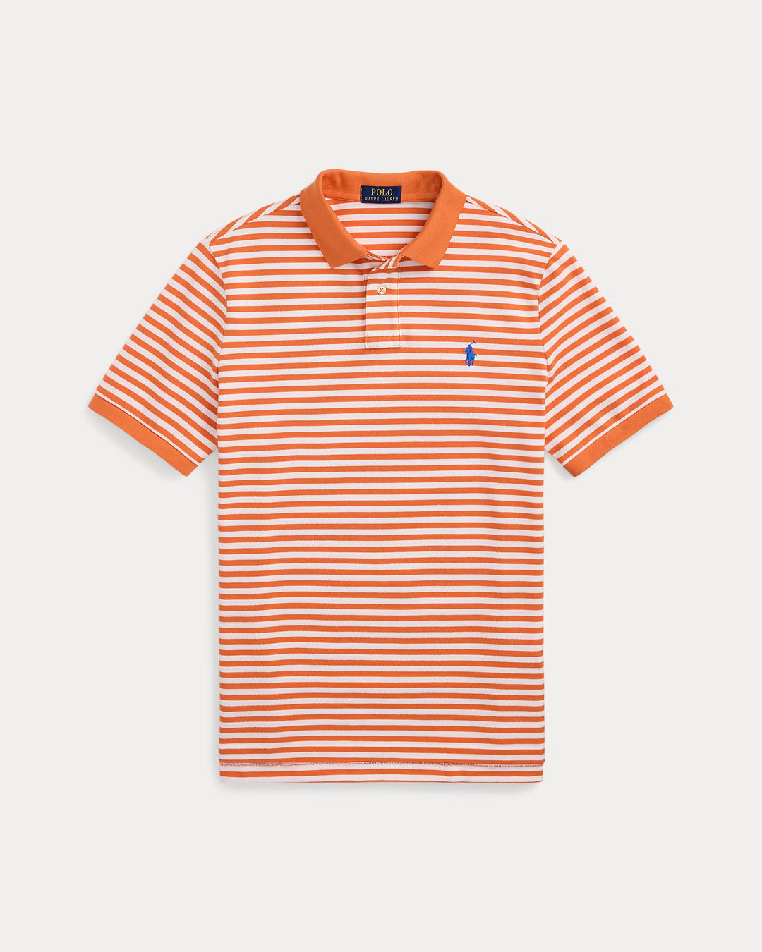 Ralph Lauren Classic Fit Striped Mesh Polo Shirt