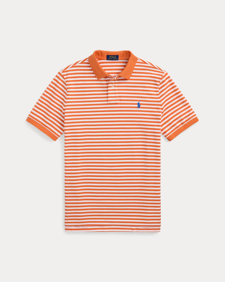 Ralph Lauren Classic Fit Striped Mesh Polo Shirt
