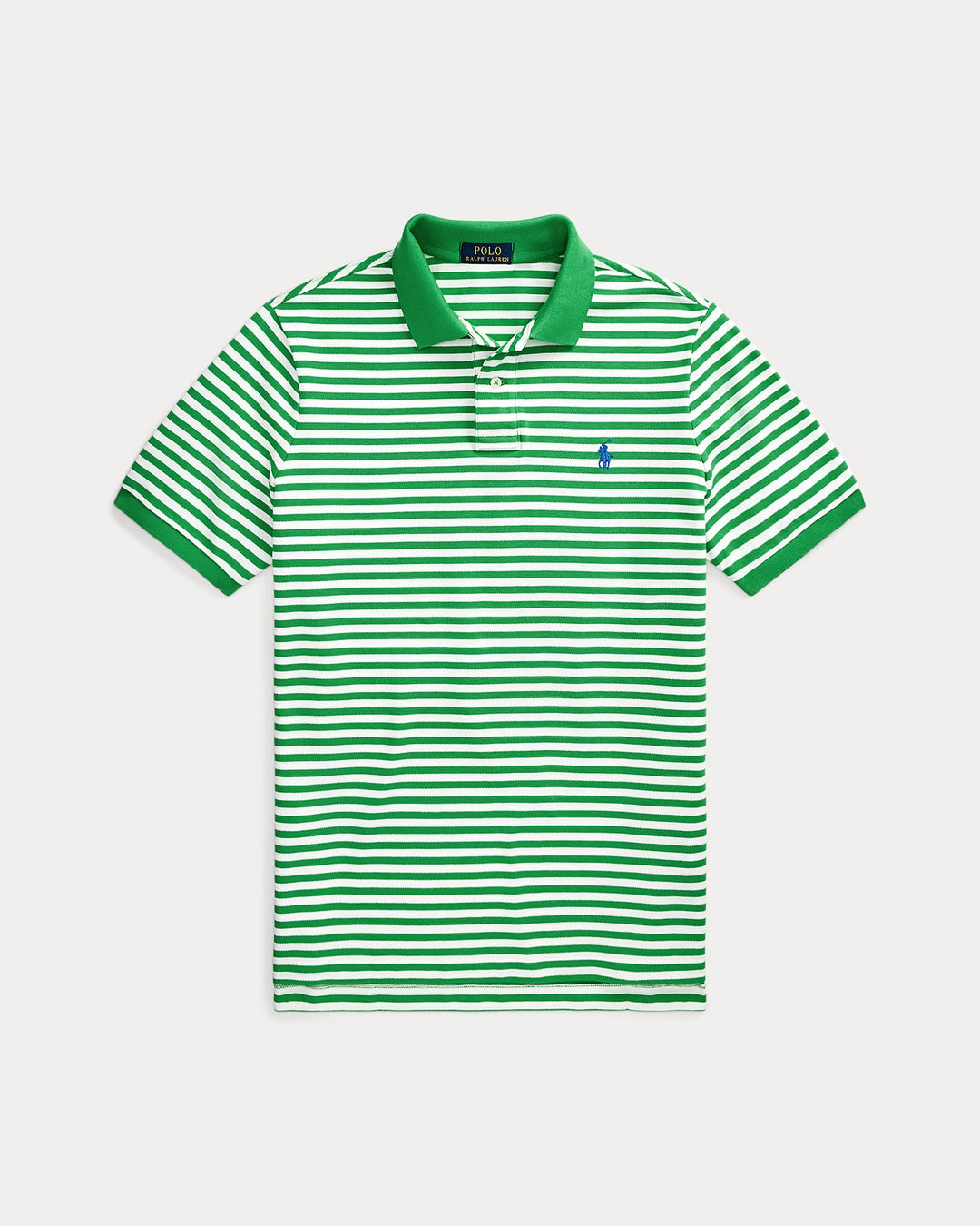 Ralph Lauren Classic Fit Striped Mesh Polo Shirt