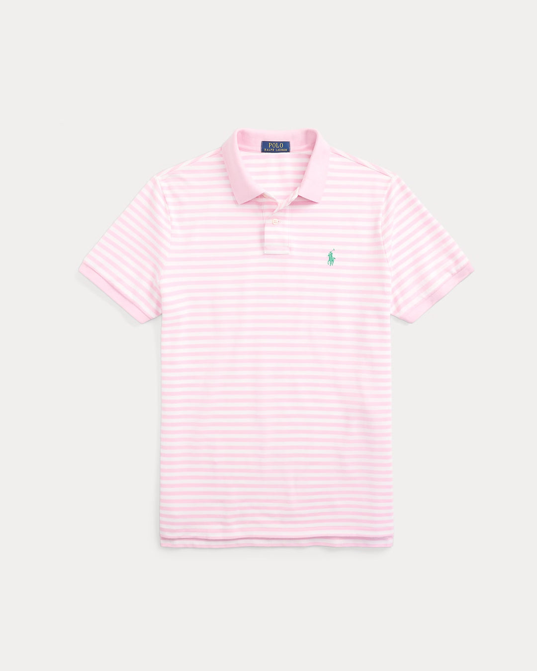 Ralph Lauren Classic Fit Striped Mesh Polo Shirt