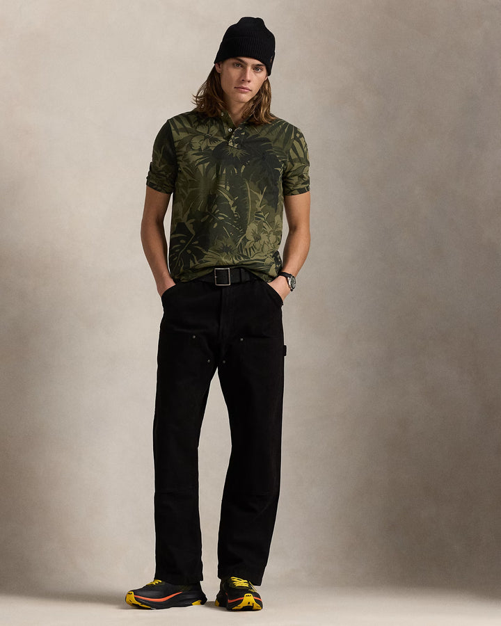 Ralph Lauren Classic Fit Palm-Camo Mesh Polo Shirt