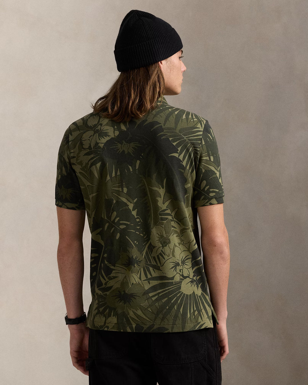 Ralph Lauren Classic Fit Palm-Camo Mesh Polo Shirt