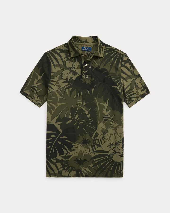 Ralph Lauren Classic Fit Palm-Camo Mesh Polo Shirt
