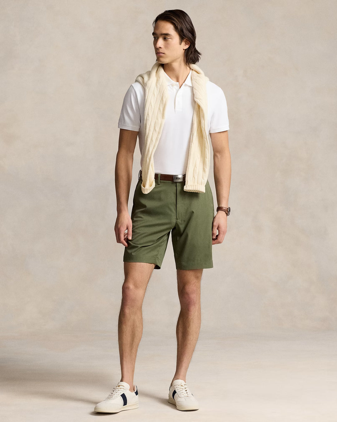 Ralph Lauren Tailored Fit Performance Mesh Polo Shirt