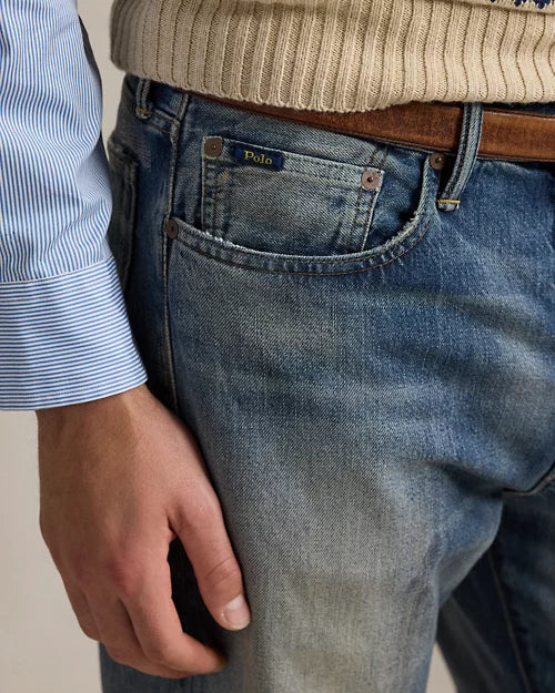 Ralph Lauren Heritage Straight Distressed Jean