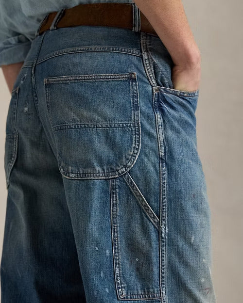 Ralph Lauren Relaxed Fit Distressed Carpenter Jean