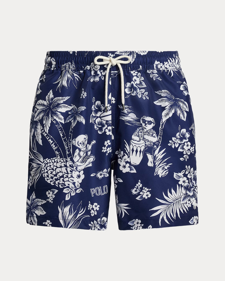 Ralph Lauren 5.75-Inch Traveler Polo Bear Swim Trunk