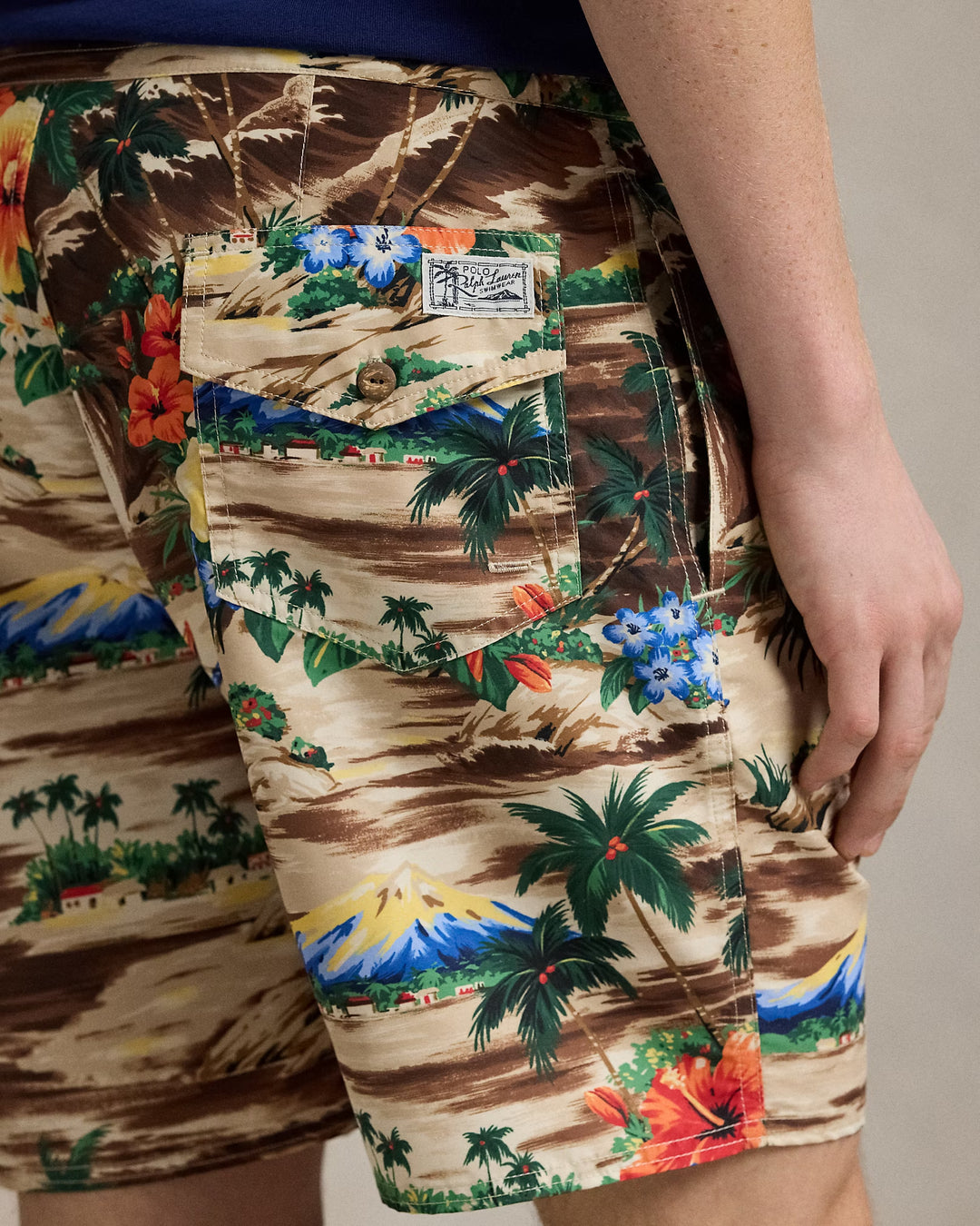 Ralph Lauren 7.25-Inch Palm Island Swim Trunk