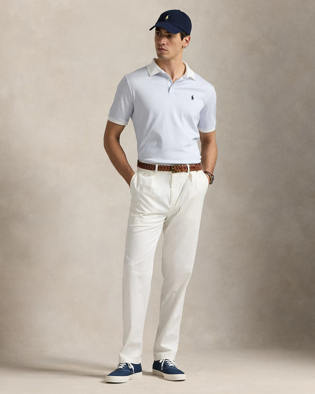 Ralph Lauren Classic Fit Print Soft Cotton Polo Shirt