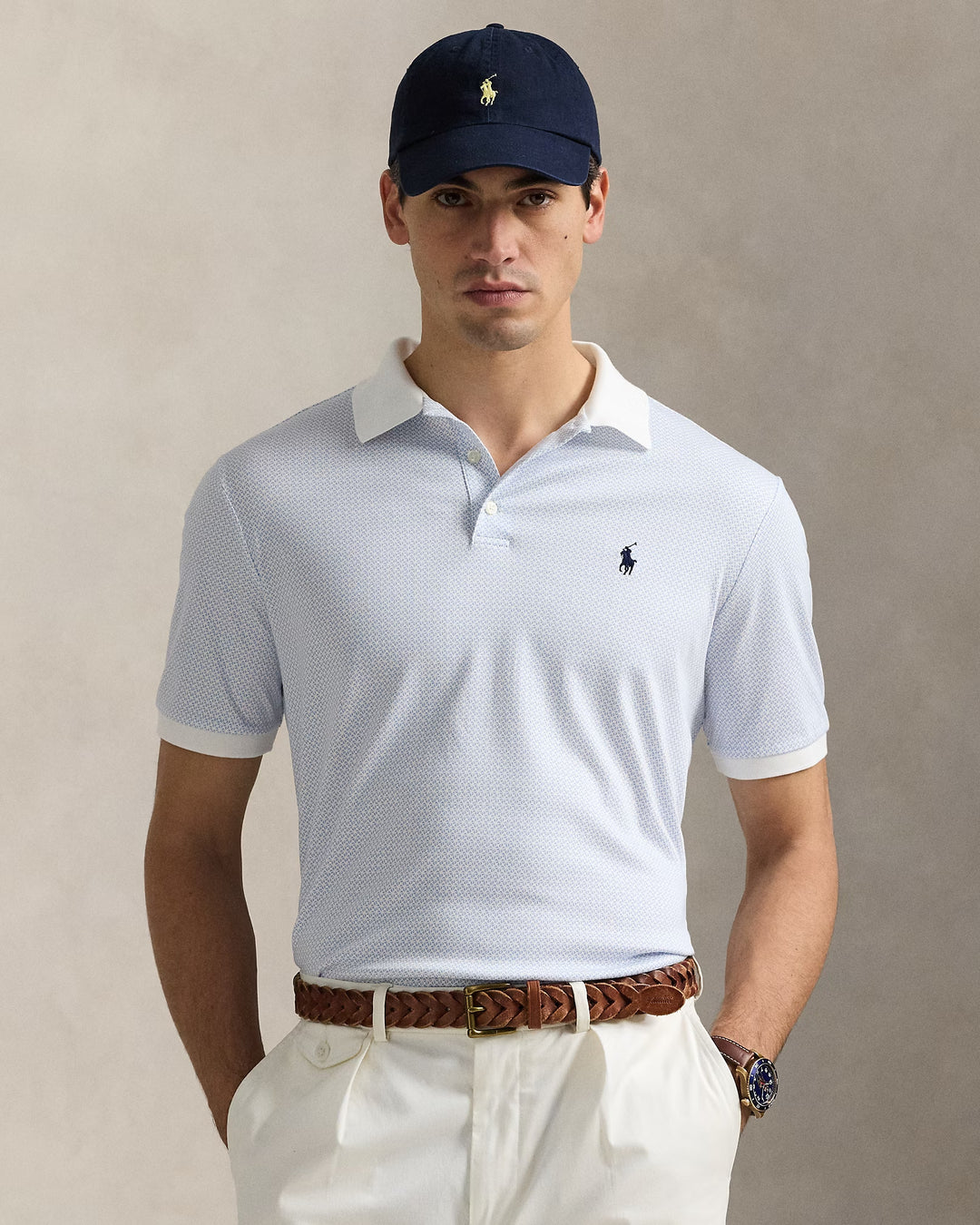 Ralph Lauren Classic Fit Print Soft Cotton Polo Shirt