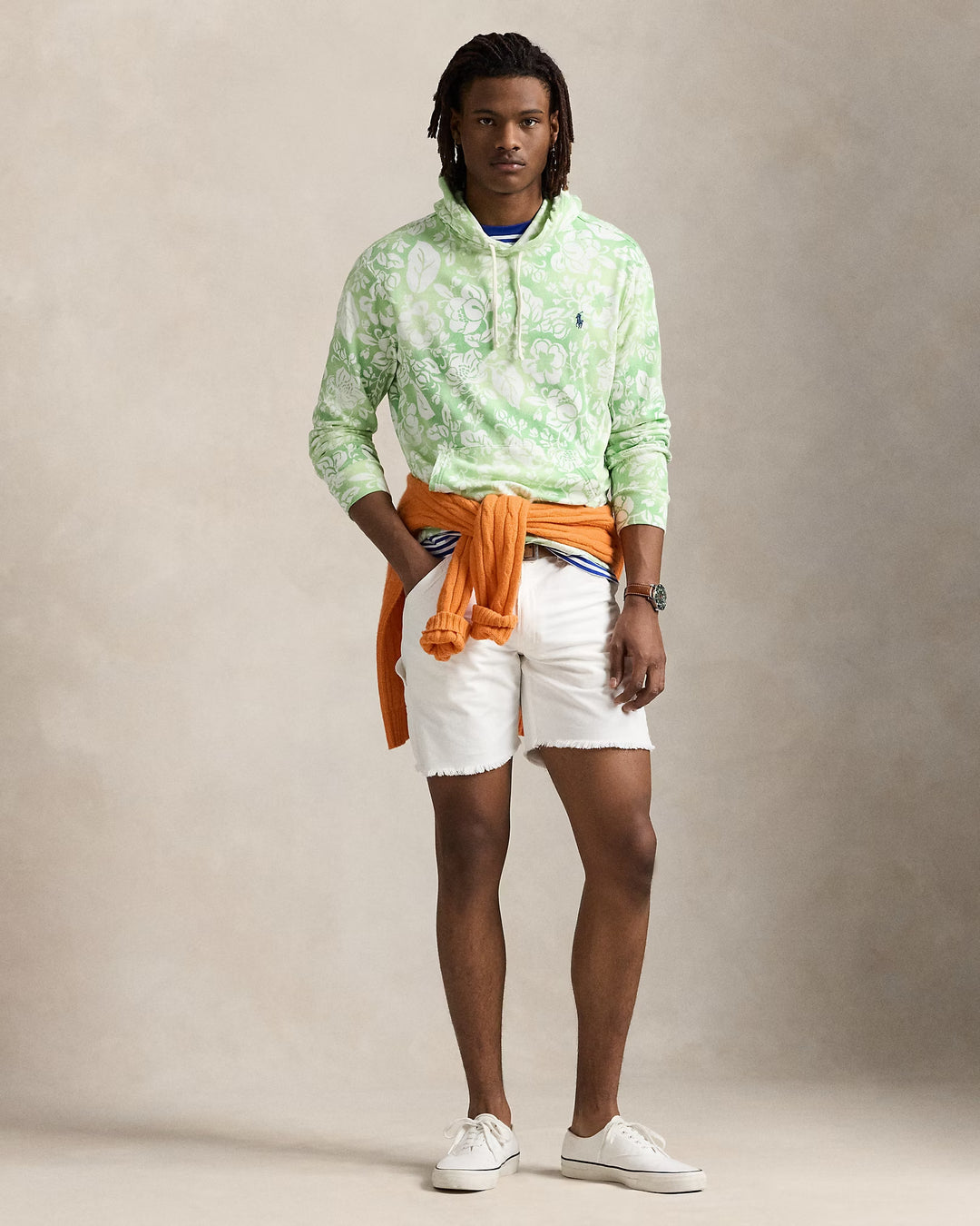 Ralph Lauren Floral Spa Terry Hoodie