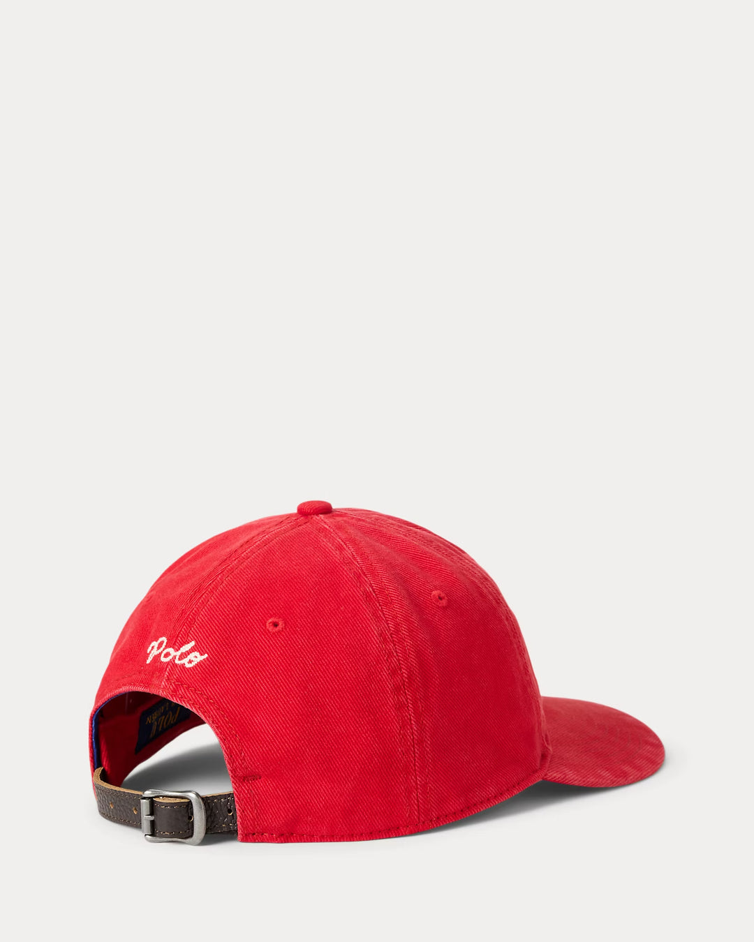 Ralph Lauren Logo Washed Twill Ball Cap