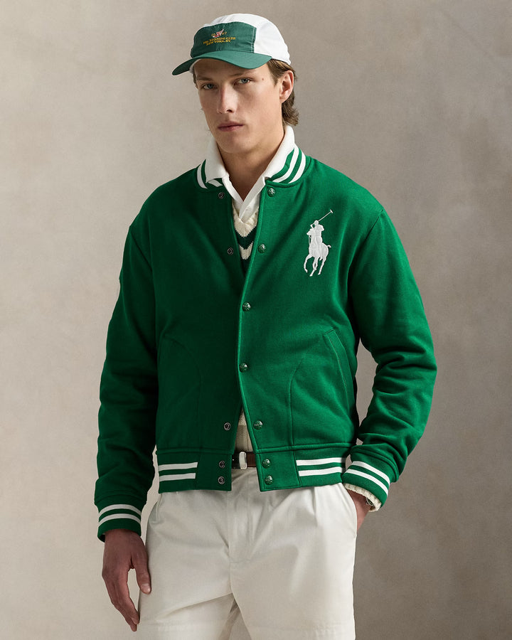 Ralph Lauren Big Pony Fleece Baseball Jacket