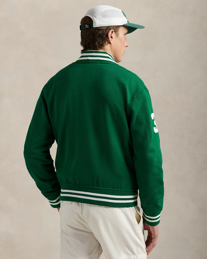 Ralph Lauren Big Pony Fleece Baseball Jacket