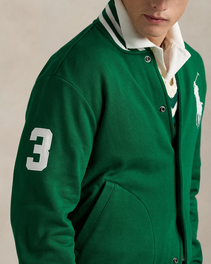 Ralph Lauren Big Pony Fleece Baseball Jacket
