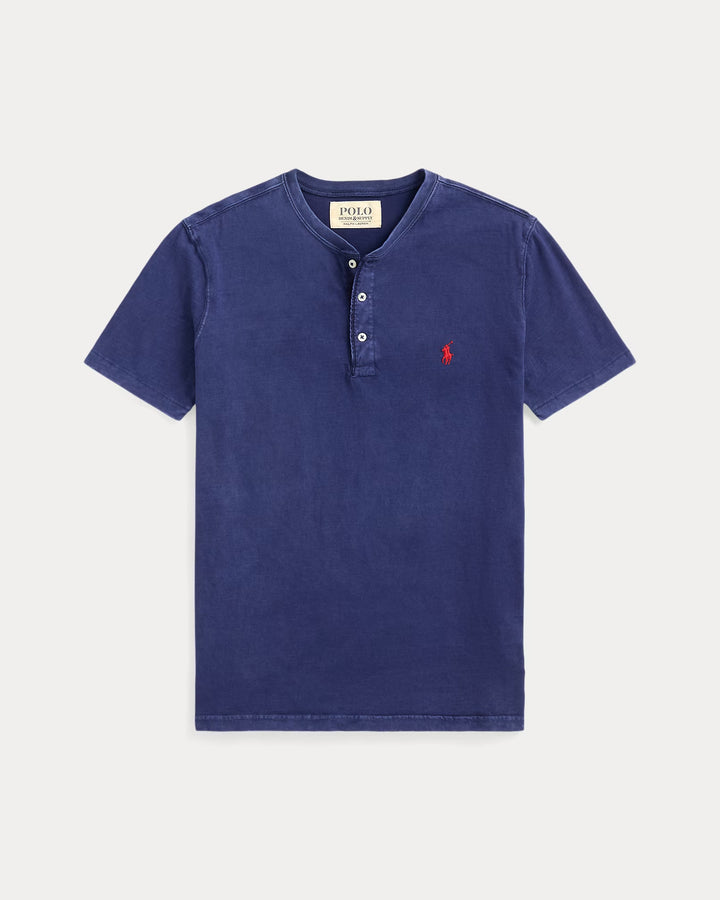 Ralph Lauren Slub Jersey Short-Sleeve Henley Shirt