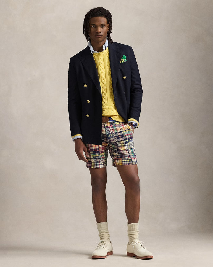 Ralph Lauren 9-Inch Straight Patchwork Madras Short