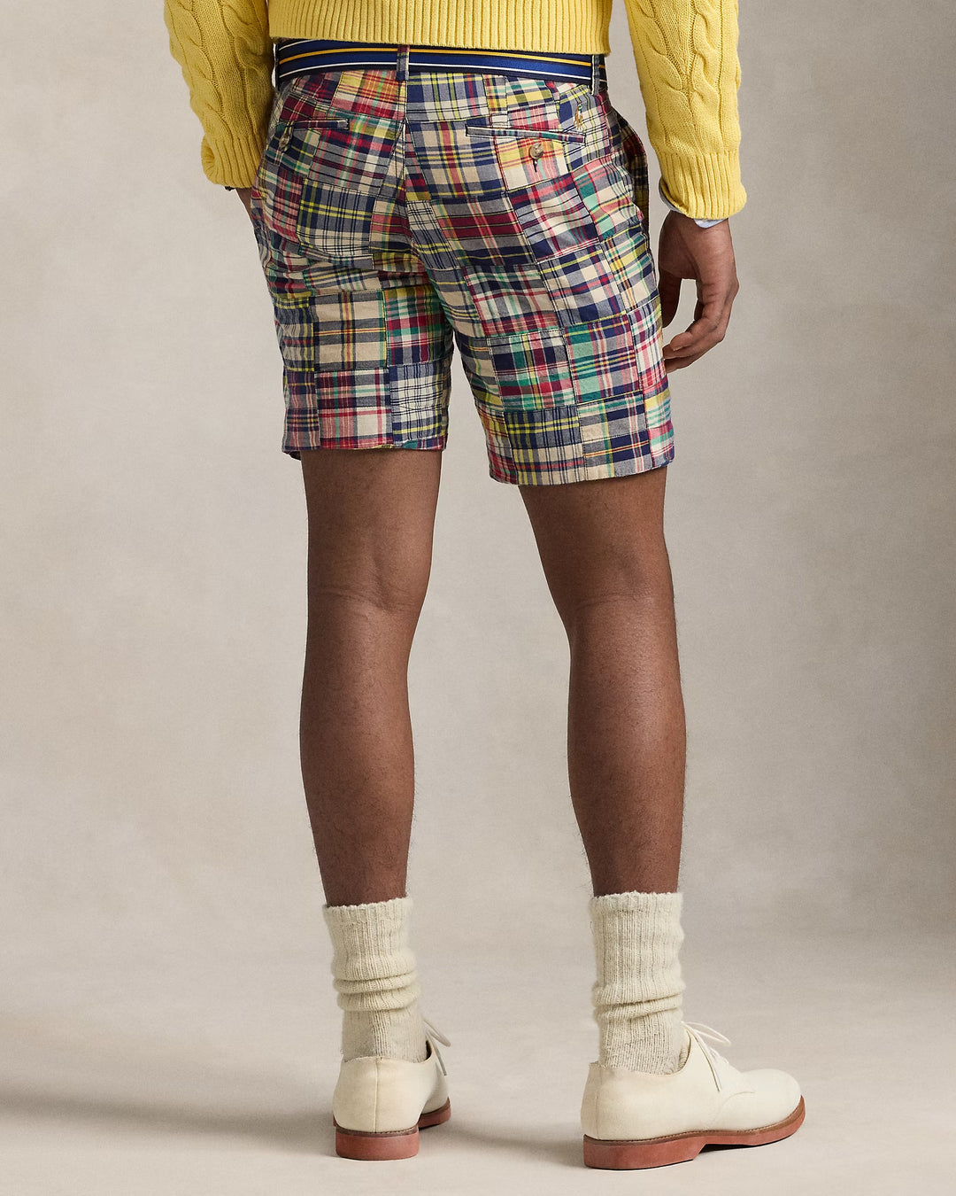 Ralph Lauren 9-Inch Straight Patchwork Madras Short