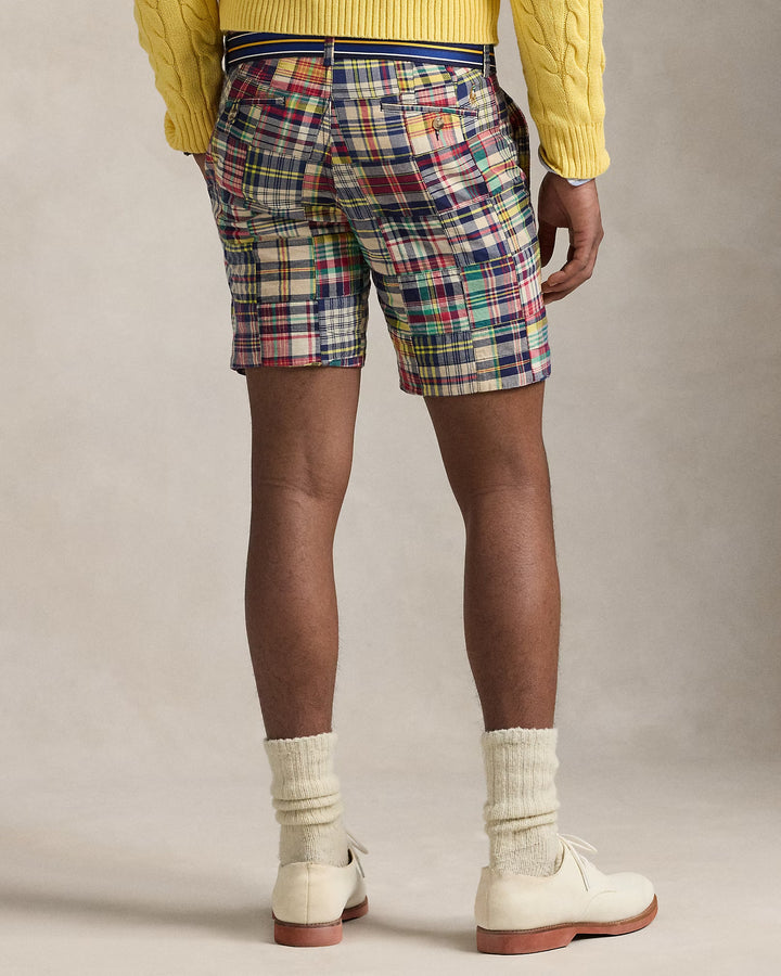 Ralph Lauren 9-Inch Straight Patchwork Madras Short
