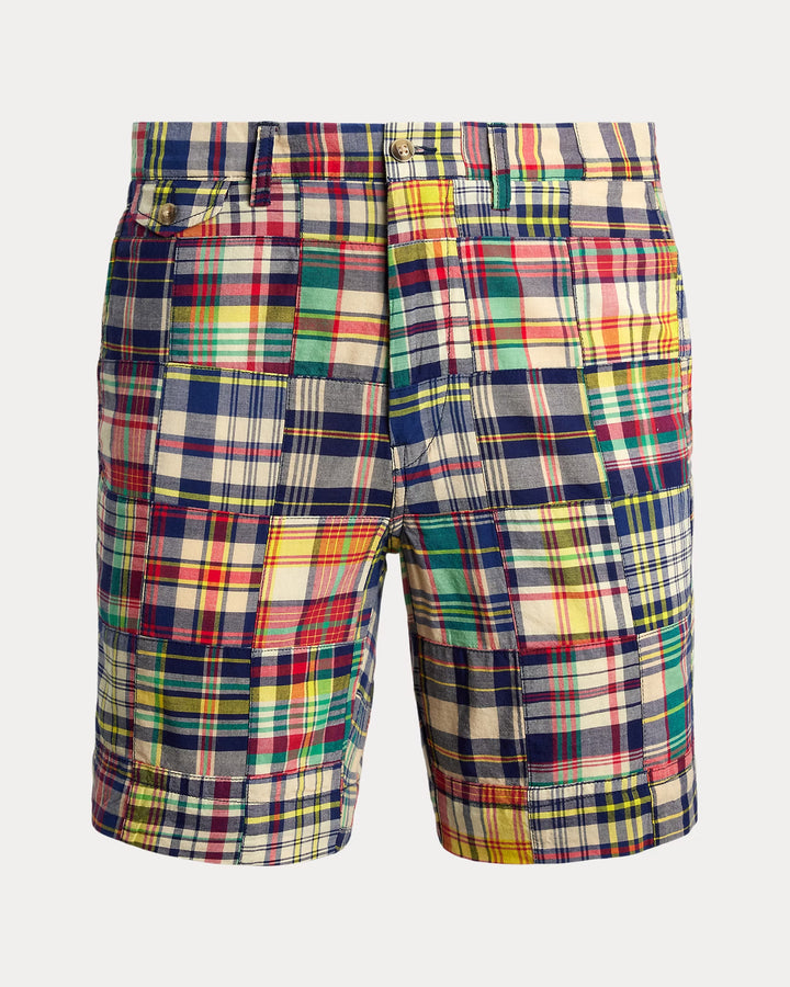 Ralph Lauren 9-Inch Straight Patchwork Madras Short