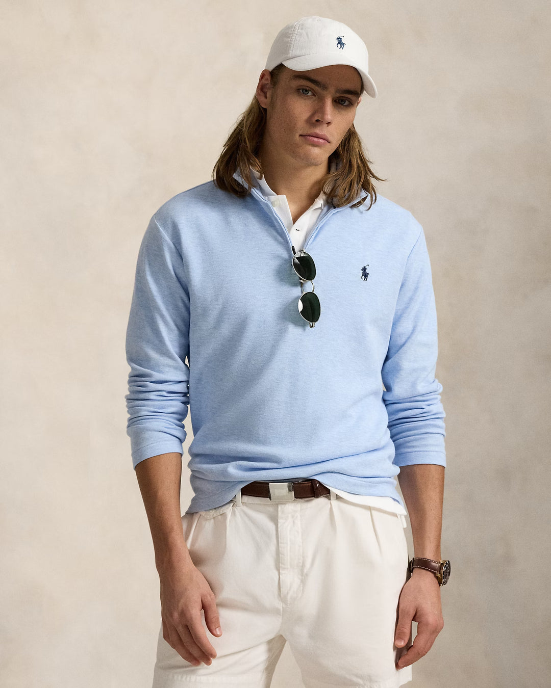 Ralph Lauren Jacquard Quarter-Zip Pullover