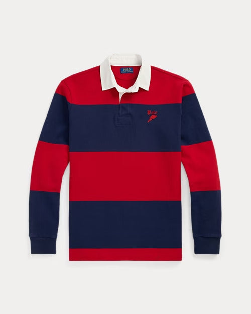 Ralph Lauren Classic Fit Striped Jersey Rugby Shirt