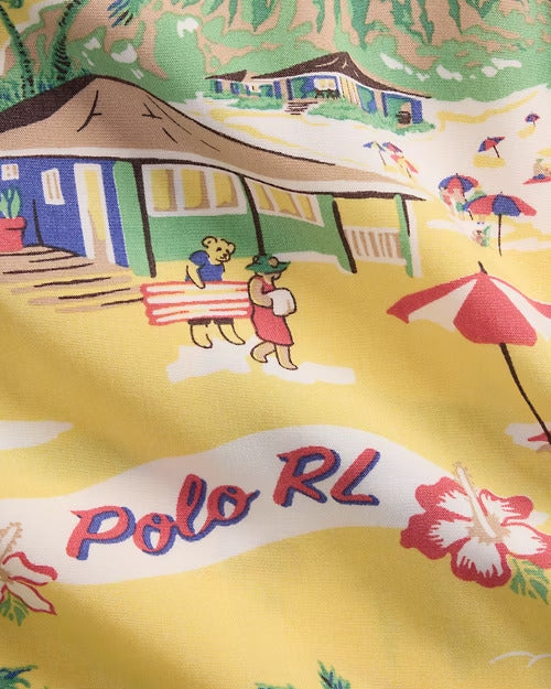 Ralph Lauren Classic Fit Polo Bear Camp Shirt