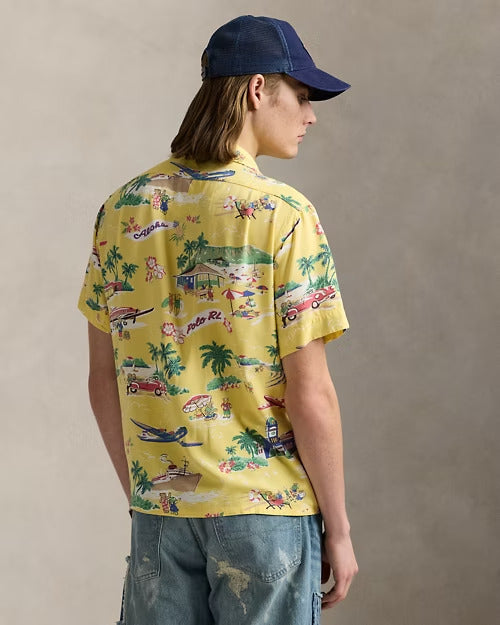 Ralph Lauren Classic Fit Polo Bear Camp Shirt