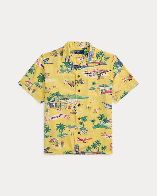 Ralph Lauren Classic Fit Polo Bear Camp Shirt