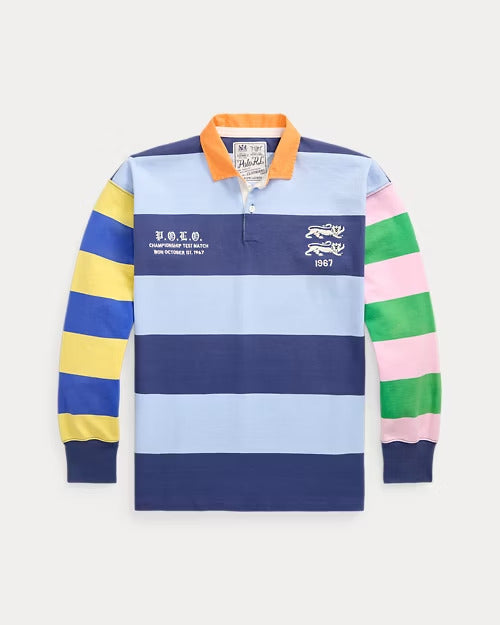 Ralph Lauren Vintage Fit Striped Jersey Rugby Shirt