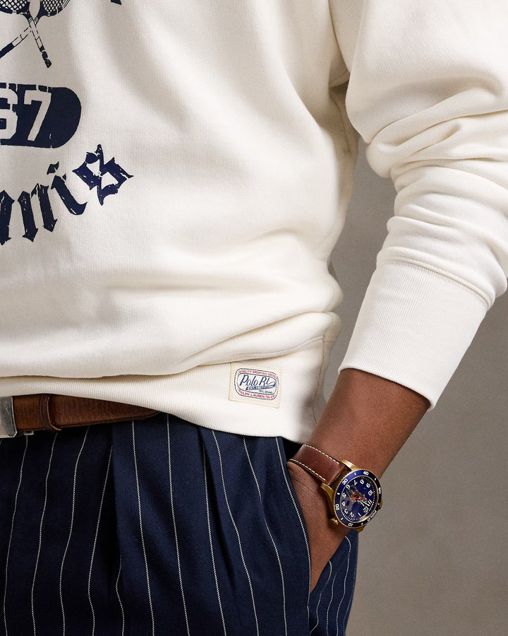 Ralph Lauren Vintage Fit Fleece Graphic Hoodie