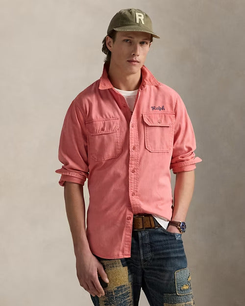 Ralph Lauren Classic Fit Embroidered Chino Workshirt
